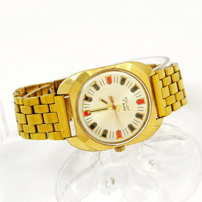 Vintage POLJOT 17 Jewels USSR Mechanical Watch Gold Plated Cal. 2609H USSR