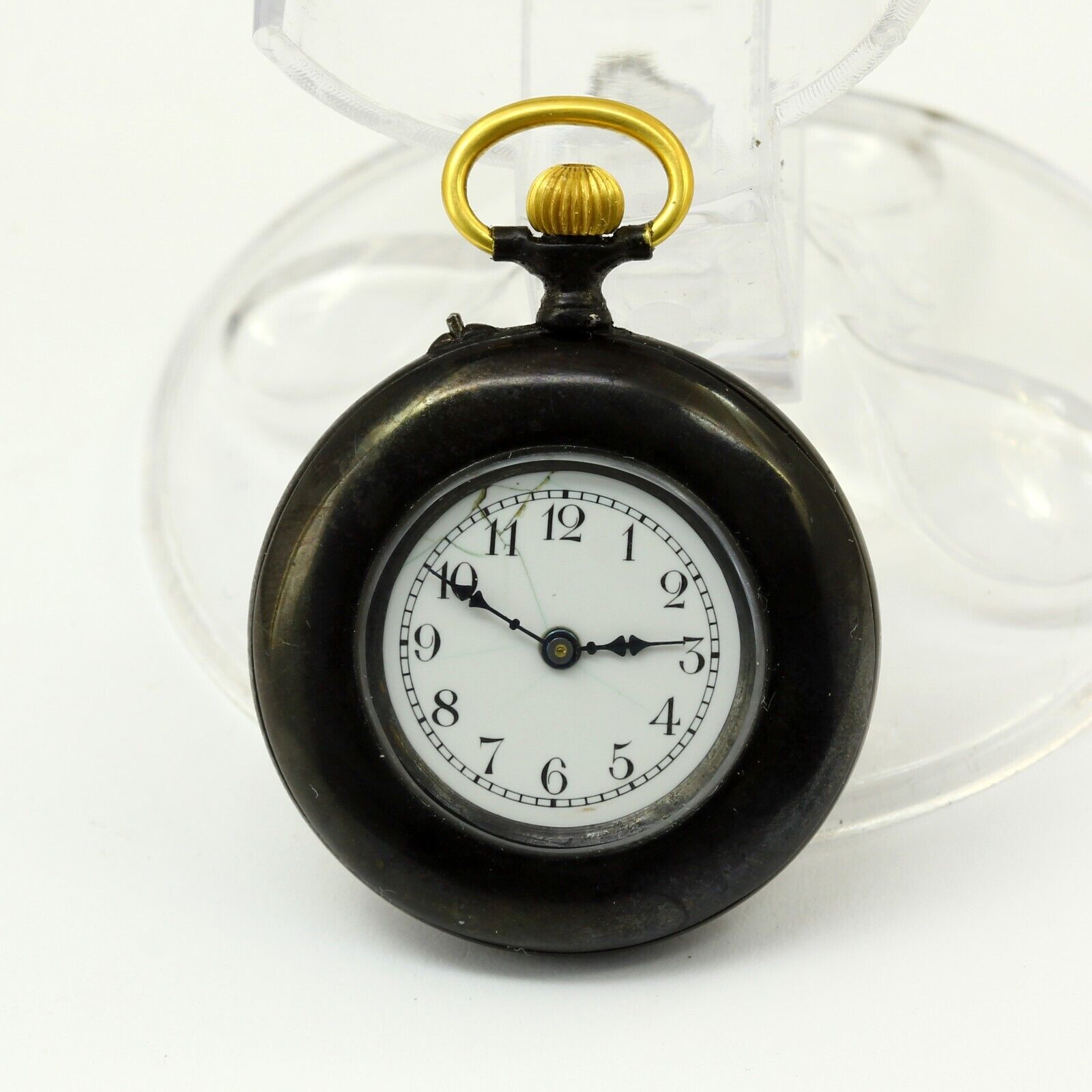 Rare Paul Bure Russian Empire pocket watch - 1890s antique mechanical collectible with ornate design